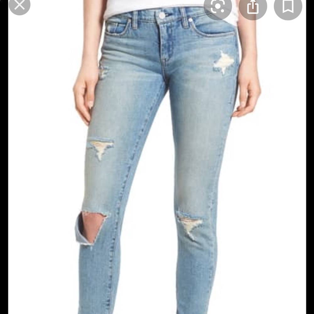 BLANKNYC | Skinny Dipper Distressed Skinny Jeans
